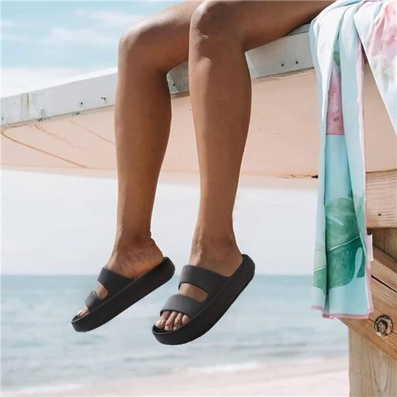 Orthopedic Slide Sandals for Women with Arch Support Pillow Soft - Picture 15 of 16